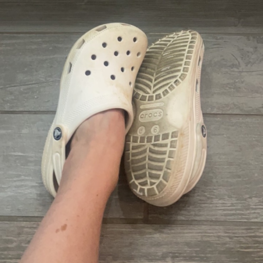 Well worn crocs!